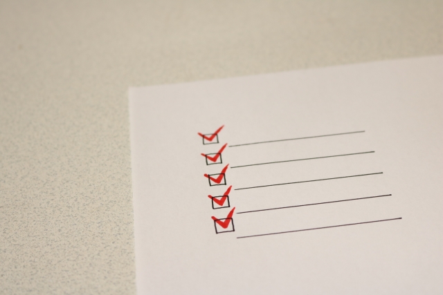 マンション管理会社の物件担当者(フロントマン)のチェックリスト