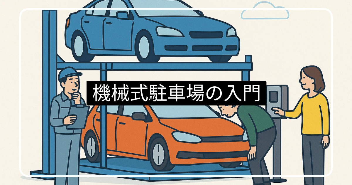 機械式駐車場の仕組みと安全ルール・新任理事の入門